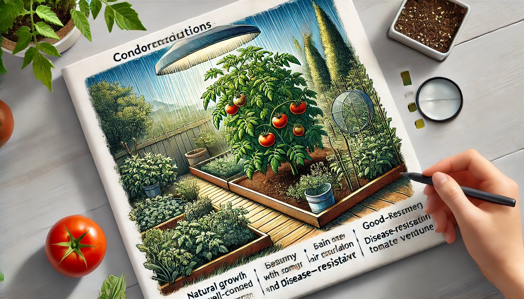 トマト栽培に於いて雨よけがいらない場合の判断基準